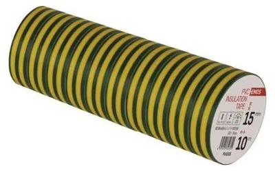 Obrázek produktu pro Izolační páska PVC 15mm / 10m zelenožlutá