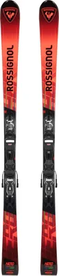 Produktbild von ROSSIGNOL HERO PRO MULTI EVENT (130-160cm) + XPJR7 Skiset rot 130