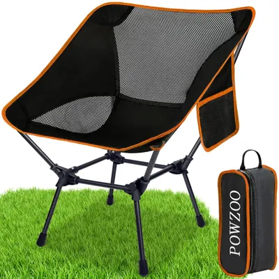 Productafbeelding van Campingstoel, opvouwbare campingstoel, 120 kg, ultralicht, met draagtas