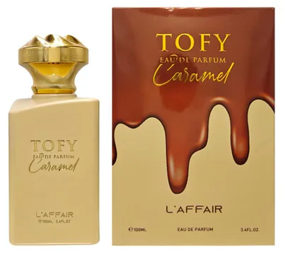 Produktbild von Allure Tofy Karamell Eau de Parfum für Damen 100 ml Vanille Toffee Holz süß Tonkabohne Moschus