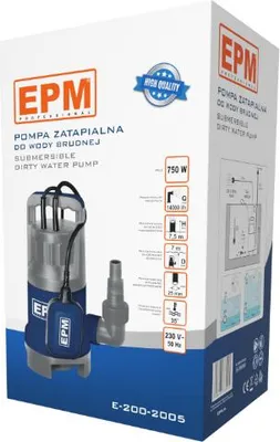 Obrázok produktu pre Schmutzwasserpumpe 750W - E-200-2005