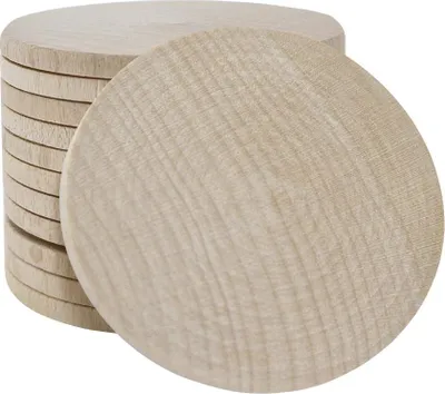 Image de Jetons pour buvette en bois Ø50 mm CombiCraft - 100 pièces