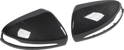 Produktbild von 1 Paar Rückspiegelkappe links rechts Seitenflügelabdeckung Ersatz für Benz C-Klasse W205 2014 bis 2021 LHD Carbonfaser-Stil