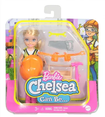 Produktbild von Barbie Chelsea -Karrierepuppe mit berufsbezogenem Outfit und zugehörigem Zubehör, 3 Jahr(e), 139,7 mm