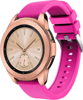 Produktbild von Strap-it Samsung Galaxy Watch 42mm Armband Silikon (Pink)