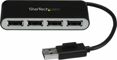 Obrázek produktu pro StarTech.com ST4200MINI2, USB 2.0, USB 2.0, 480 Mbit/s, Černá, Stříbrná, Plast, Čína