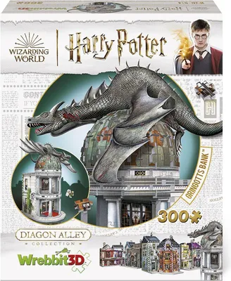 Produktbild von Gringotts Bank Harry Potter 3D Puzzle 300 Teile