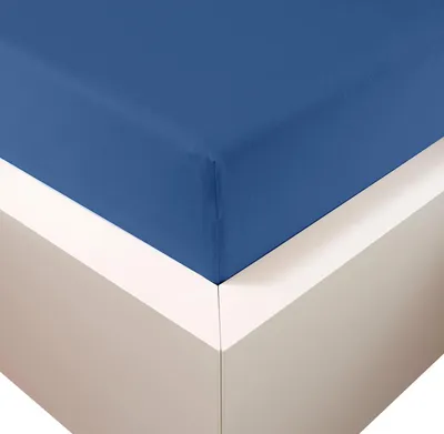 Produktbild von Traumschloss Premium Plus Edel-Jersey Spannbettlaken 140-160 x 200-220 cm royal 260g/m², 47,5% Mako Baumwolle, 47,5% Lyocell, 5% Elasthan
