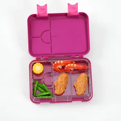 Produktbild von Auslaufsichere Lunchbox, 5 herausnehmbare Fächer, Lunchbox für Erwachsene und Kinder, große Größe, leicht zu reinigen, Lunchbox für Kinder