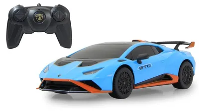 Produktbild von Jamara Lamborghini Huracán STO Spielzeugauto 1:24 blau 2,4GHz