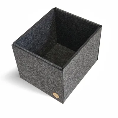 Produktbild von Aufbewahrungsbox CLEAN Filz 23 x 19 x 18 cm ohne Deckel in anthrazit meliert