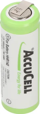 Produktbild von AccuCell NiMH Akku 1,2V 1400mAh 4/5AA mit Lötfahne U-Form