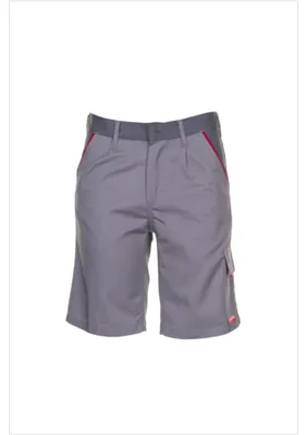 Produktbild von Planam Highline Shorts zink/schiefer/rot Gr. S, 2371044