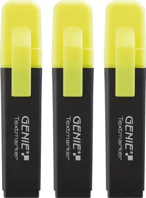 Immagine prodotto di GENIE 40020 GENIE Textmarker, gelb 3 St.
