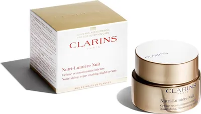 Produktbild von Clarins Nutri-Lumière Night Cream, Nachtcreme, Frauen, Universal, Gesicht, Hals/Nacken, Anti-Aging, Anti-Falten, Aufhellend, Feuchtigkeitsspendend, Anheben, Feuchtigkeitsspendend,..., 50 ml