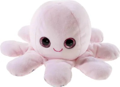 Immagine prodotto di Polpo di peluche, 18 cm, rosa - perfetto per le coccole e il gioco