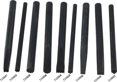 Image de STUBAI fer à pointer,points dans un carré,diagonal 100x8 mm