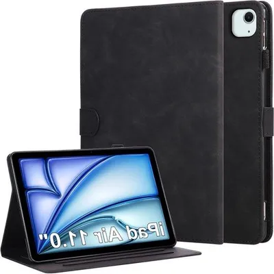 Produktbild von iPad Büro-Etui - 11 Zoll - Schwarz - Ersatzhülle - mit Halter für Stifte.