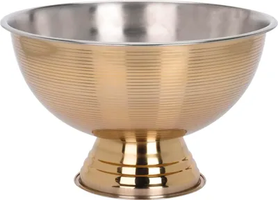 Immagine prodotto di Coppa da champagne in acciaio inossidabile, oro lucido, altezza: 240 mm, ø: 390 mm