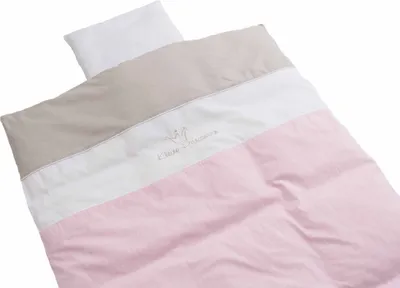 Produktbild von Be Be's Collection 230-60 Bettwäsche Kleine Prinzessinnen neu rosa 80 x 80
