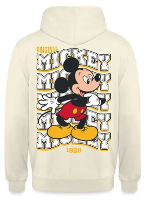 Produktbild von Mickey & Minnie Mickey Mouse Original 1928 Uni Hoodie, XXL, Vanille-Milchshake