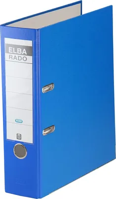 Produktbild von ELBA Ordner rado brillant 80 mm blau 5er Pack