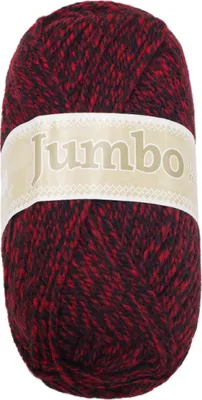 Image de Fil JUMBO - 100g / 147 m - Rouge, Noir