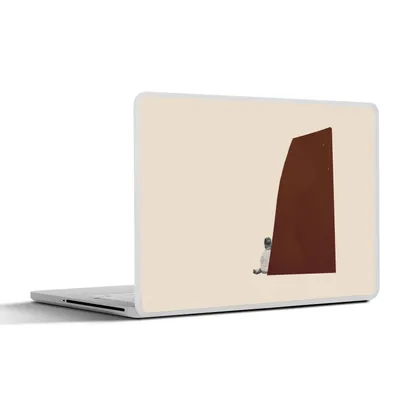 Produktbild von MuchoWow® Laptop Aufkleber Sticker Cover Vintage - Pastell - Junge 25x18 cm - Laptop-Deko