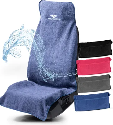 Produktbild von WALSER Sitzaufleger Multicover, universal Auto-Sitzauflage, waschbarer Autositz-Überwurf marineblau