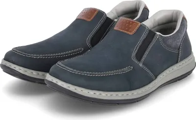 Immagine prodotto di Rieker scarpe da uomo slip-on blu casual, numero di scarpe: 43 EU