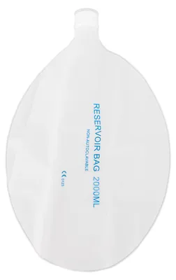Immagine prodotto di Sacco di riserva per rianimazione con riciclatore di ossigeno da 2000 ml, accessori di ricambio, respiratore per adulti