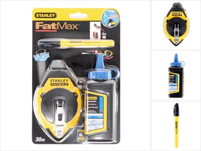 Obrázok produktu pre Stanley 0-47-681, 30 m, Plast, Čierna, Žltá