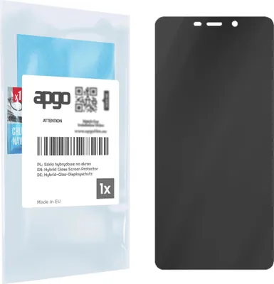 Produktbild von apgo Displayschutzglas Anti-Spähen Schutzglas für Xiaomi Redmi 4 Prime - Blickschutzglas Bildschirmschutz, 7H Hybrid Schutzglas mit Keramikbeschichtung [Matt, Full Glue, Anti-Spy]