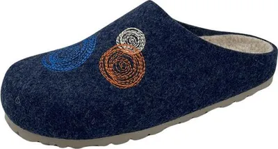Produktbild von Longo Hausschuhe Damen Pantolette geschlossen blau 39