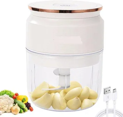 Immagine prodotto di Tritatutto elettrico da 300 ml, ricaricabile, per verdure, cipolle e carne