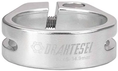 Productafbeelding van Fietszadelpenklem met Schroefverbinding - Zadelklem - 31,8 mm - Zilver