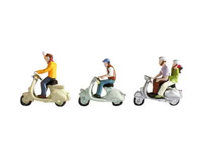Image de Noch H0 15910 Conducteur de scooter
