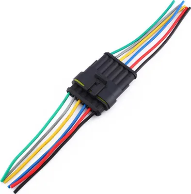 Produktbild von Wasserdichter 6-poliger Stecker für Auto-Elektrik