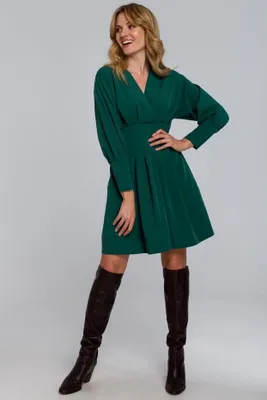 Produktbild von Makover Minikleid für Frauen Vinever K087 grün XL