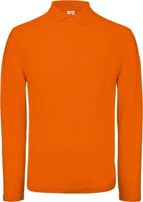 Immagine prodotto di B&C ID.001 Polo a maniche lunghe da uomo BC3942 (2XL) (Arancione)