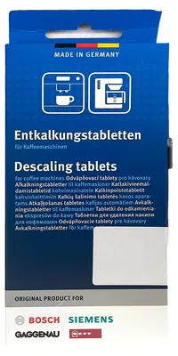 Produktbild von Bosch 00311974 Entkalkungstabletten 3x für Kaffeemaschine