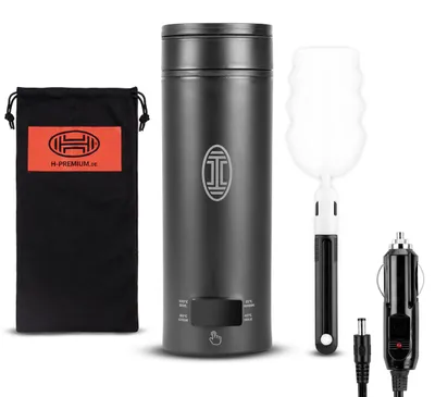 Obrázok produktu pre HEYNER® 12V kanvica na vodu, 450 ml, 4 režimy ohrevu, s displejom