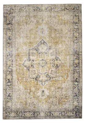 Produktbild von Teppich Vintage - Lugan Gelb