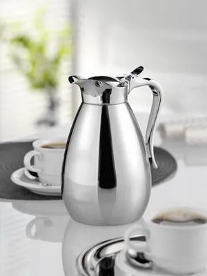 Produktbild von 6x Isolierkanne PALACE 0,65 Liter, Edelstahl Thermoskanne, Thermosflasche
