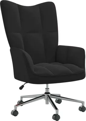 Obrázek produktu pro Relaxační křeslo černé samet