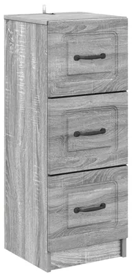 Immagine prodotto di Mobile con Cassetti Grigio Sonoma 33 x 34,5 x 87 cm