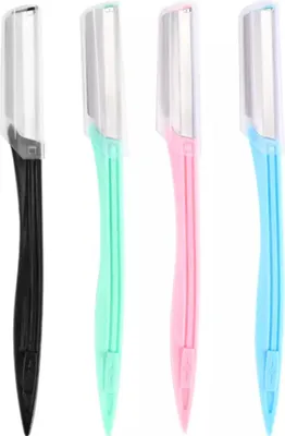 Produktbild von EWANTO Augenbrauen Rasierer 4er Gesichtshaar Rasierklingen Beauty Eyebrow Shaper AR-01