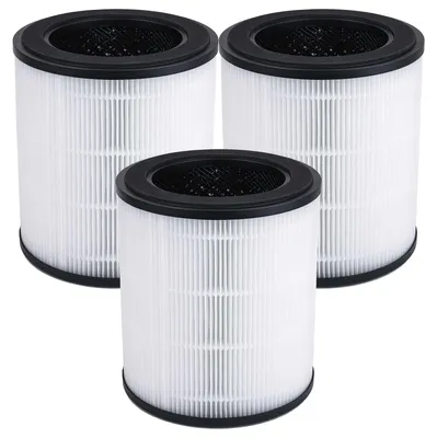 Produktbild von vhbw 3x Luftilter kompatibel mit Rowenta Pure Air City PU2840 Luftreiniger - Kombifilter