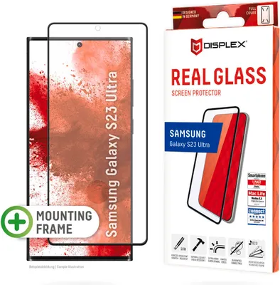 Produktbild von E.v.i Displex Real Glass 3D Samsung Galaxy S23 Ultra (01774)
