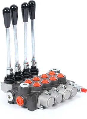 Zdjęcie produktu dla Ręczny zawór dźwigniowy Hydraulika 4P40 Zawór hydrauliczny Kierunkowy zawór sterujący Zawór wieloportowy Zawór przełączający